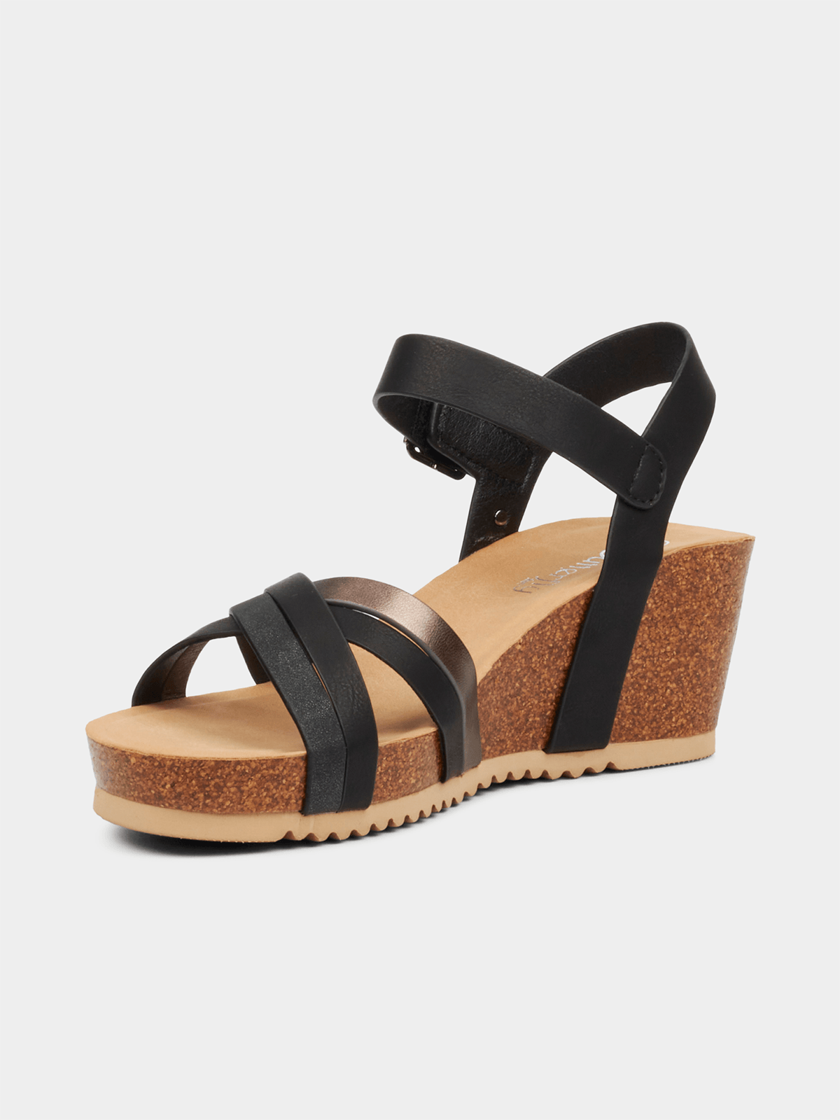 Butterfly Feet - Franky Black Wedge