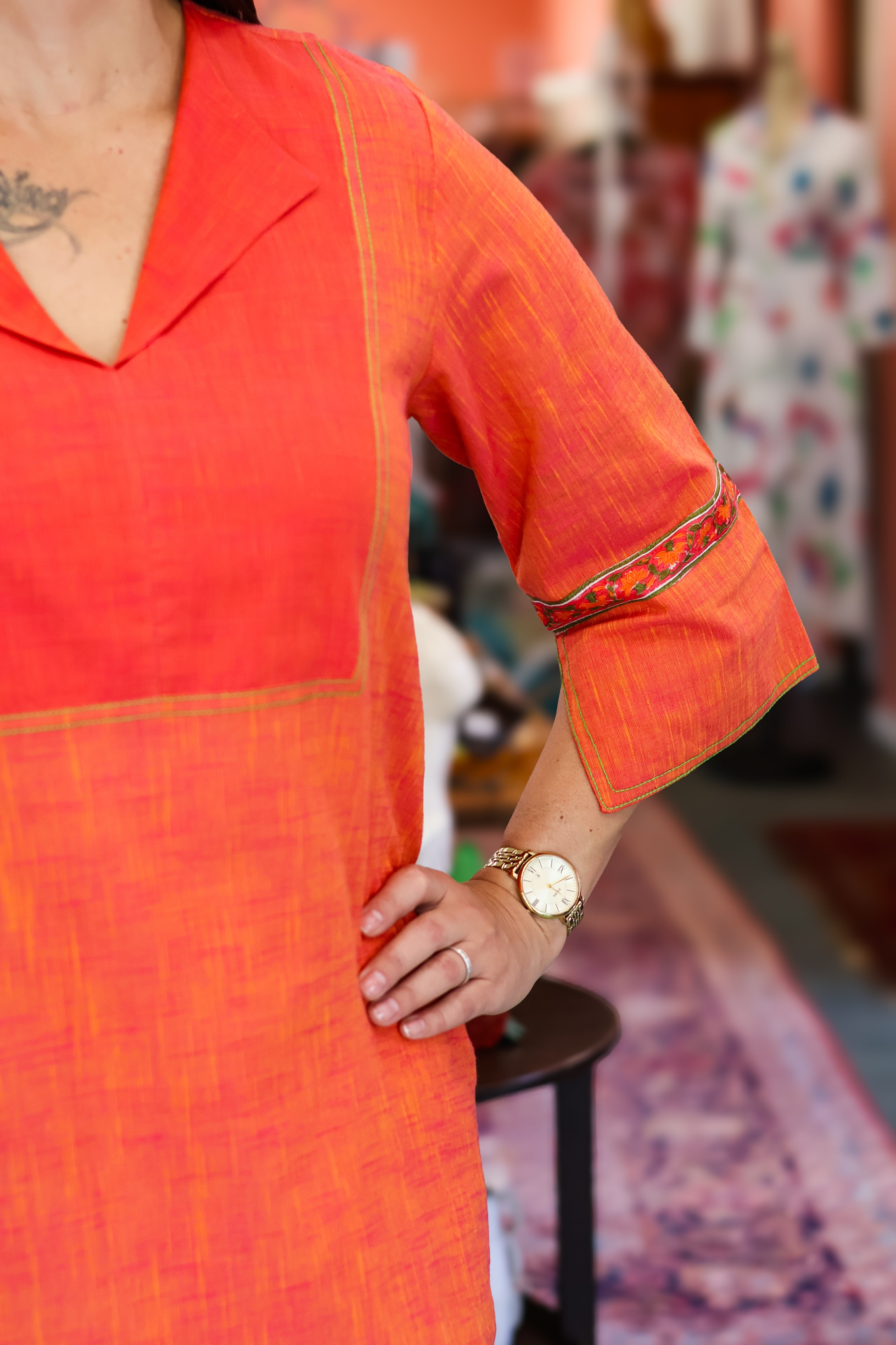 The Orange Dress