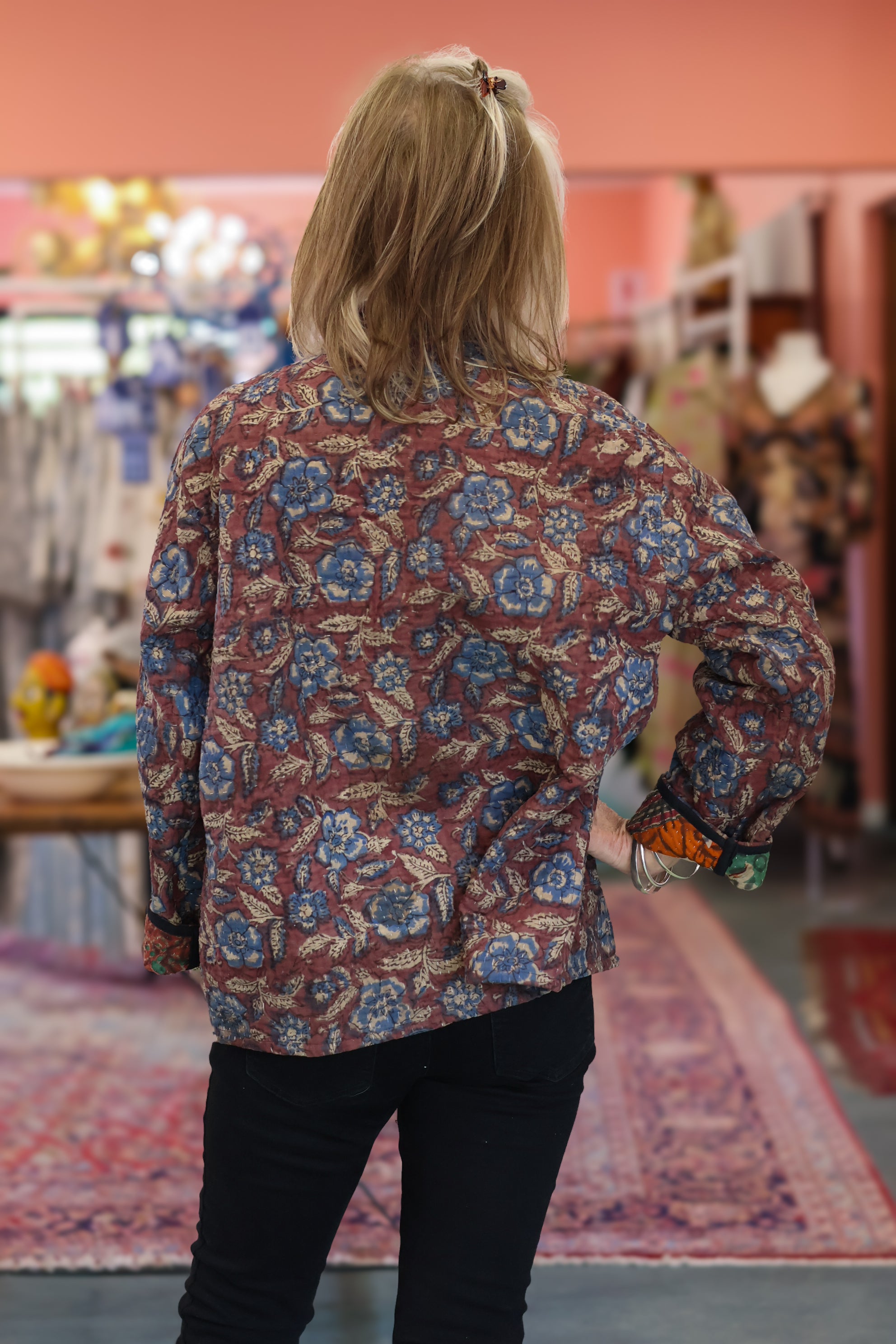 Artist Jacket | Burgundy/Blue