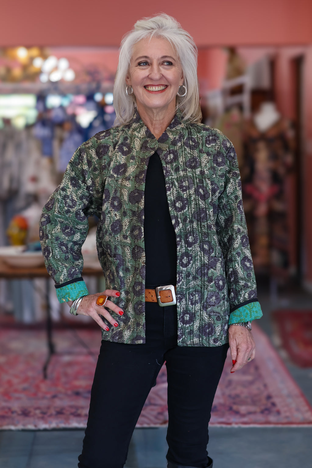 Artist Jacket | Green/Purple