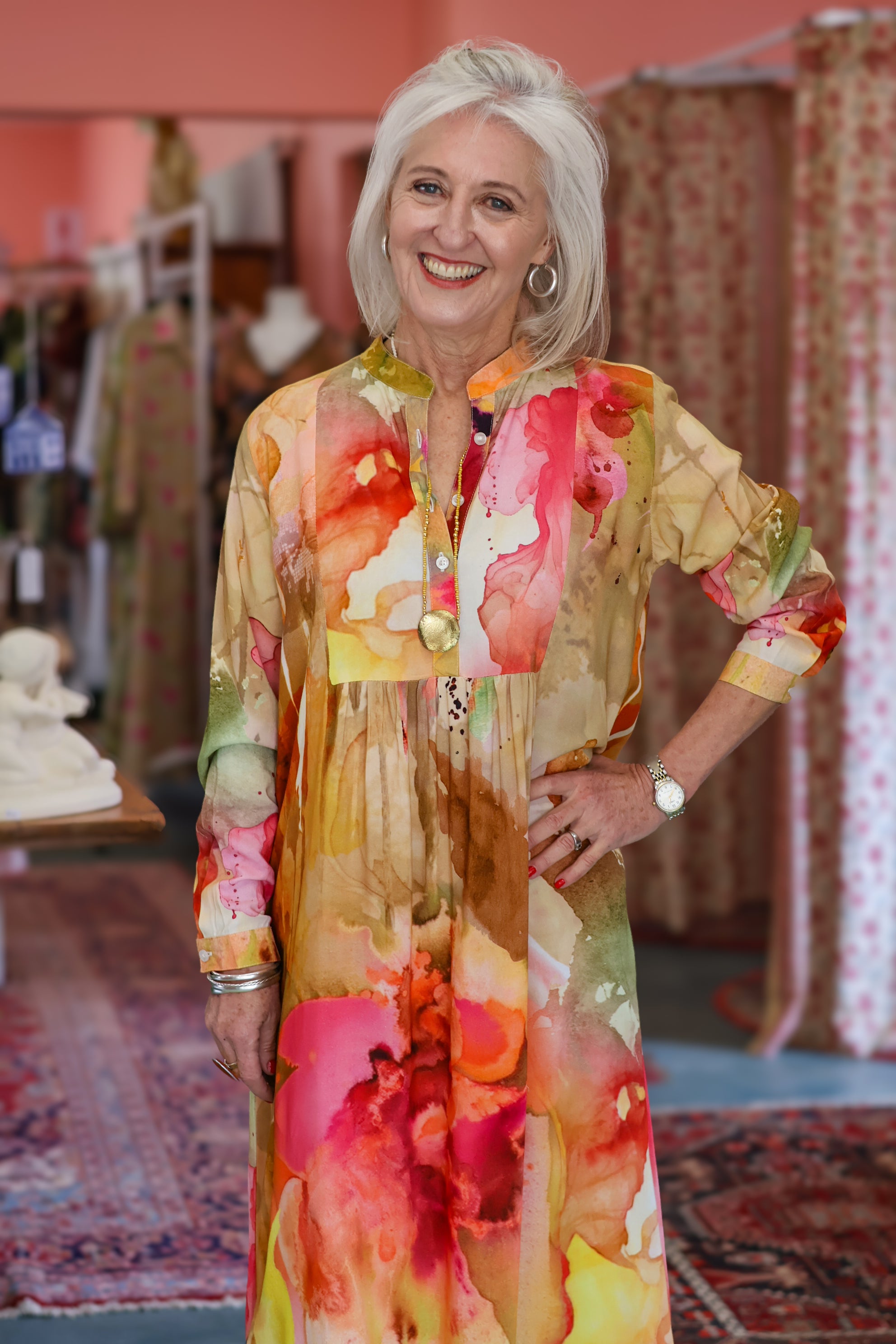 Iconic Amal Dress | Autumn Canvas