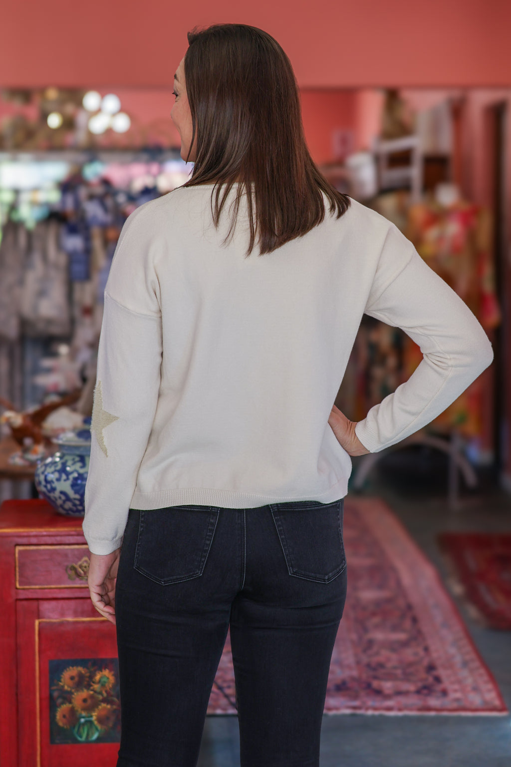 Iconic Stella | Star V-Neck Knit