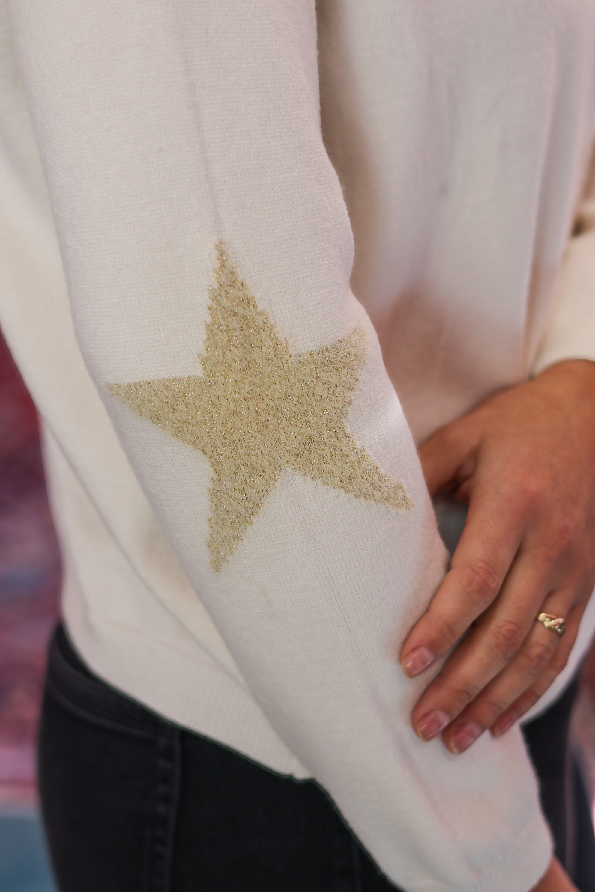 Iconic Stella | Star V-Neck Knit