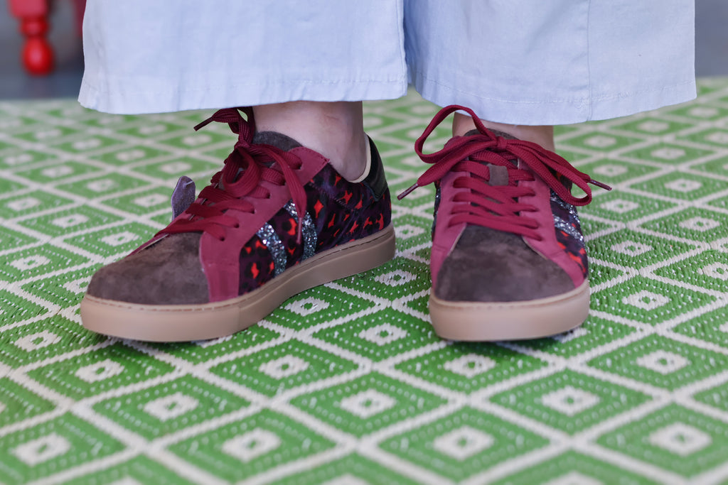 Julz Palmero | Burgundy Leopard