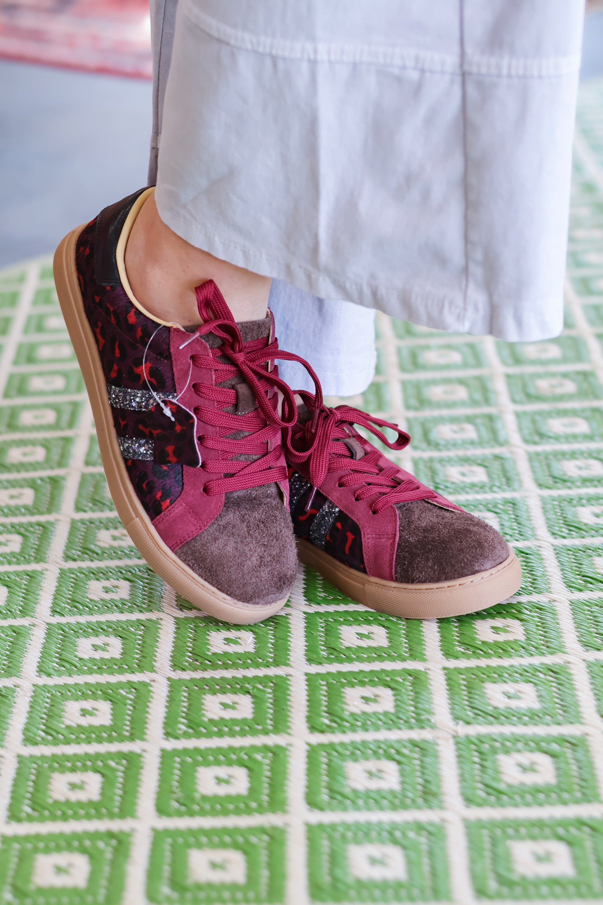 Julz Palmero | Burgundy Leopard