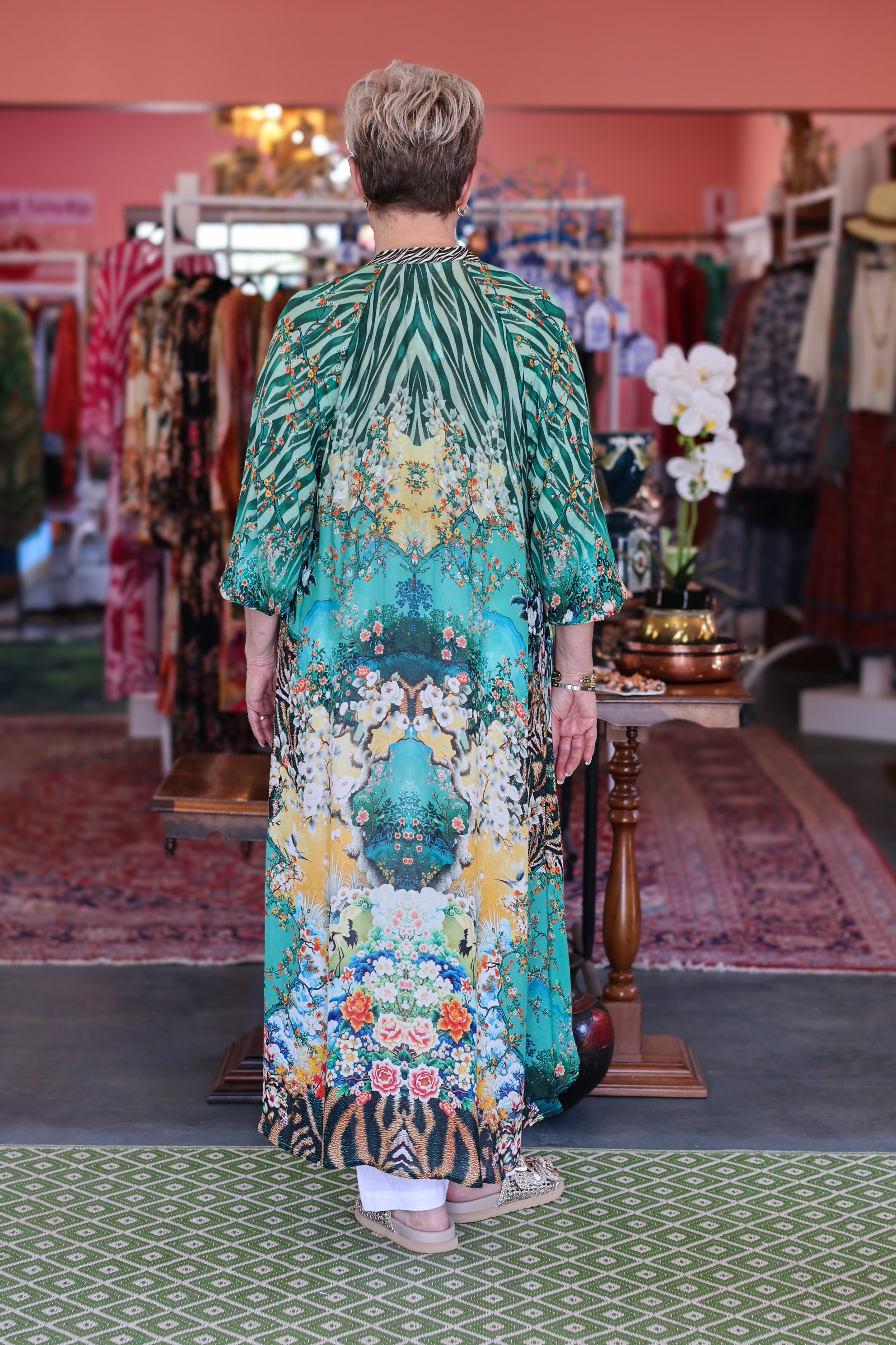 Frock 'n Roll - Green Zebra & Floral Print