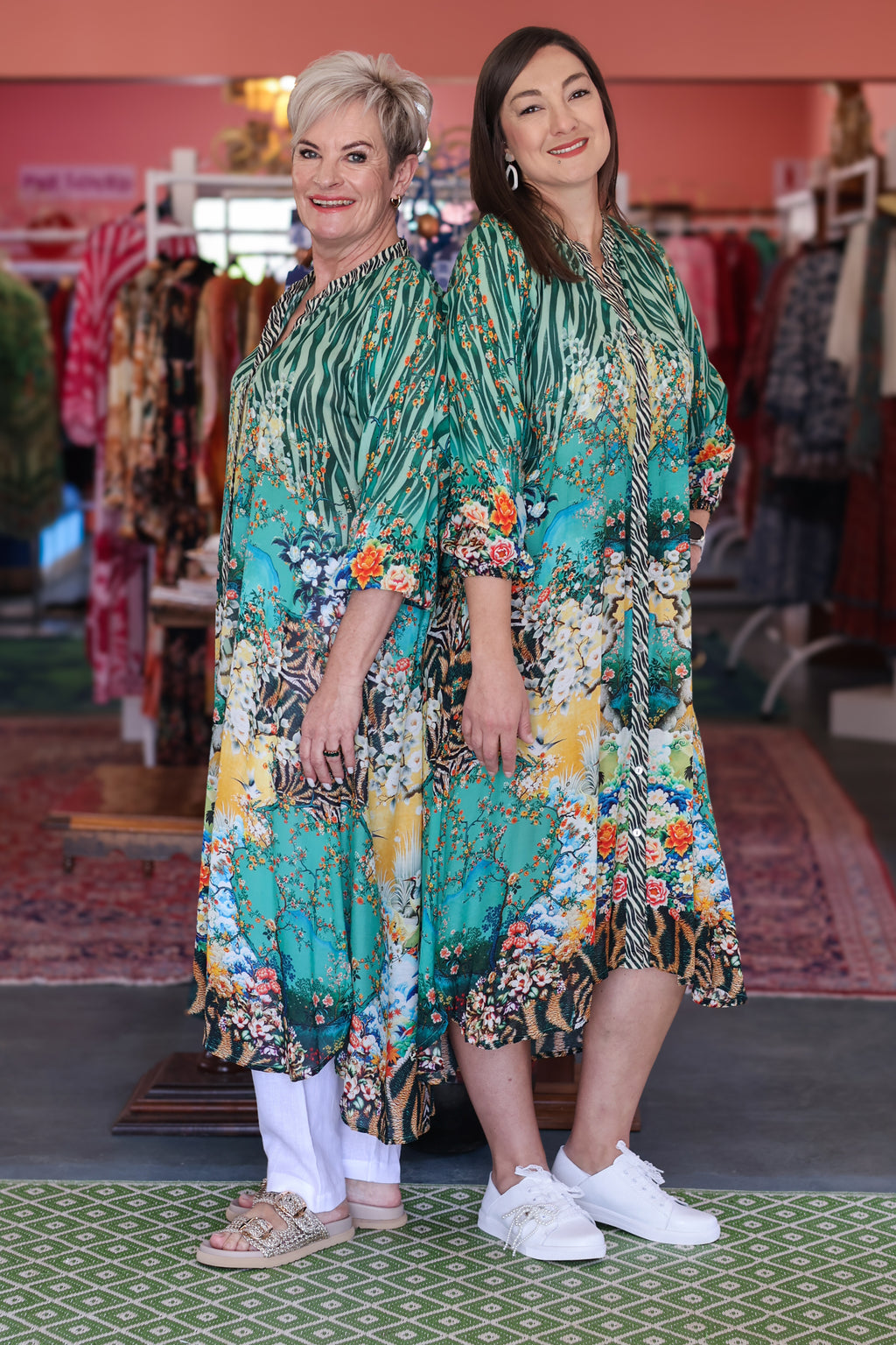Frock 'n Roll - Green Zebra & Floral Print