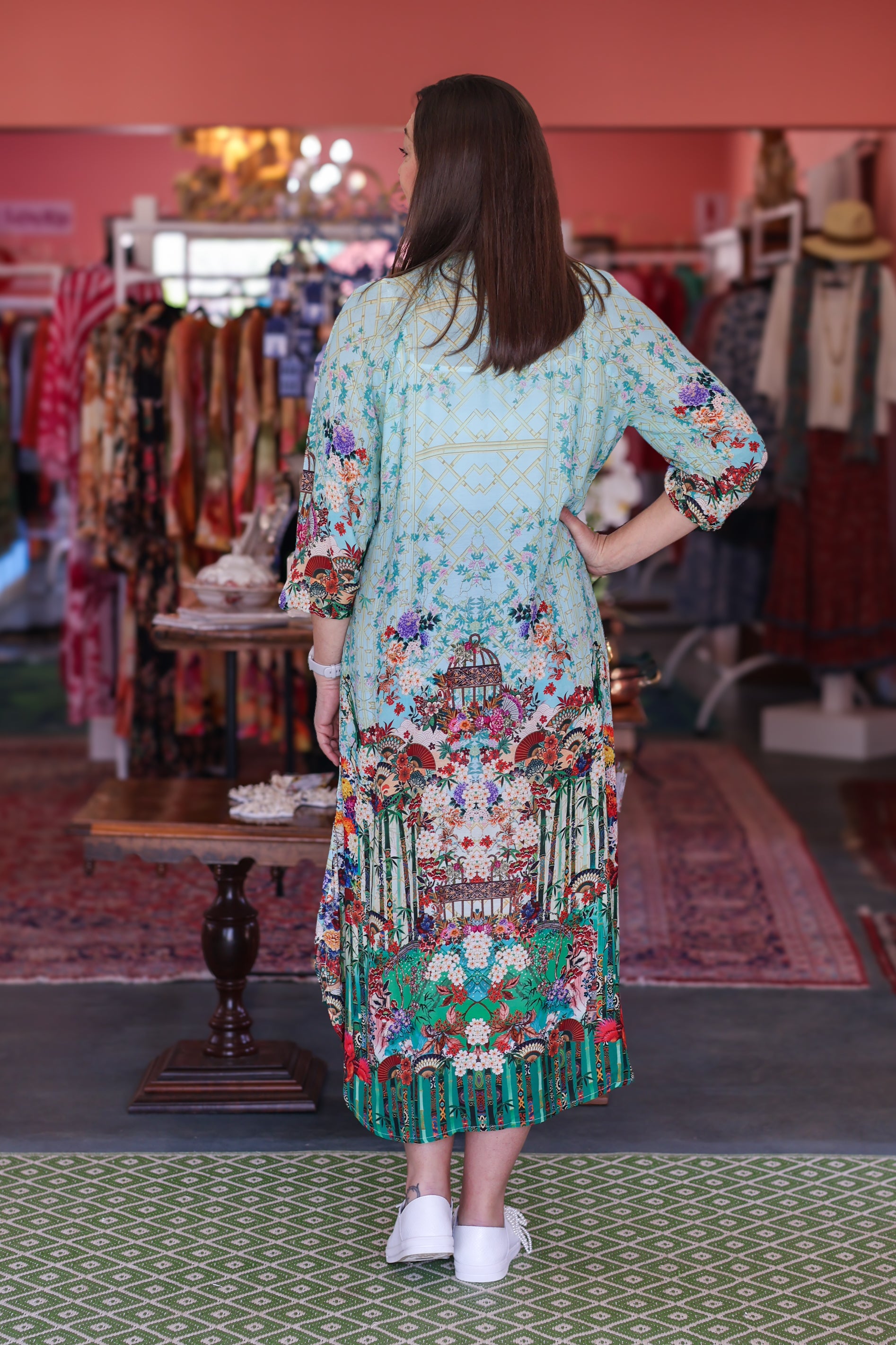 Frock 'n Roll - Blue Floral Dress