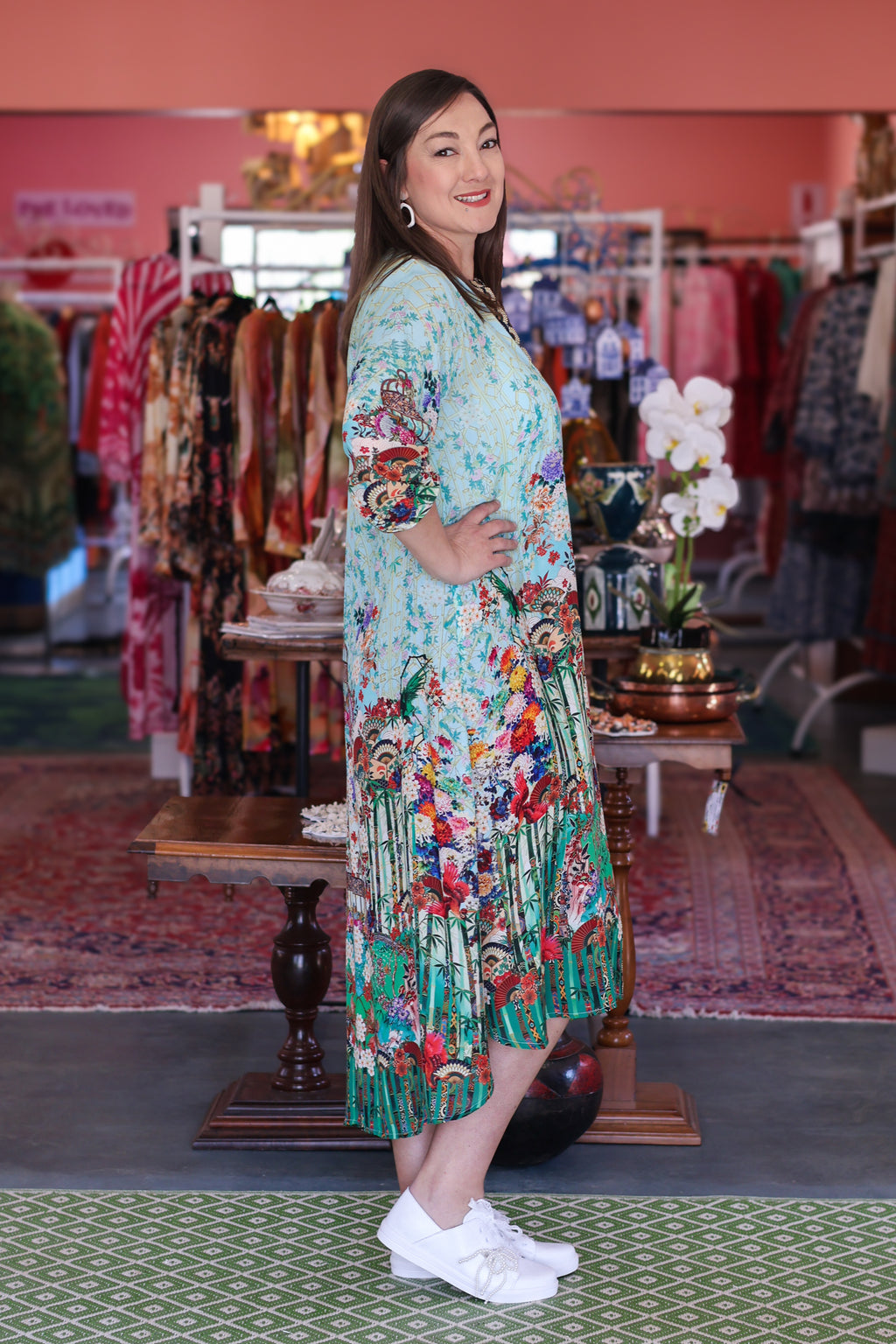 Frock 'n Roll - Blue Floral Dress
