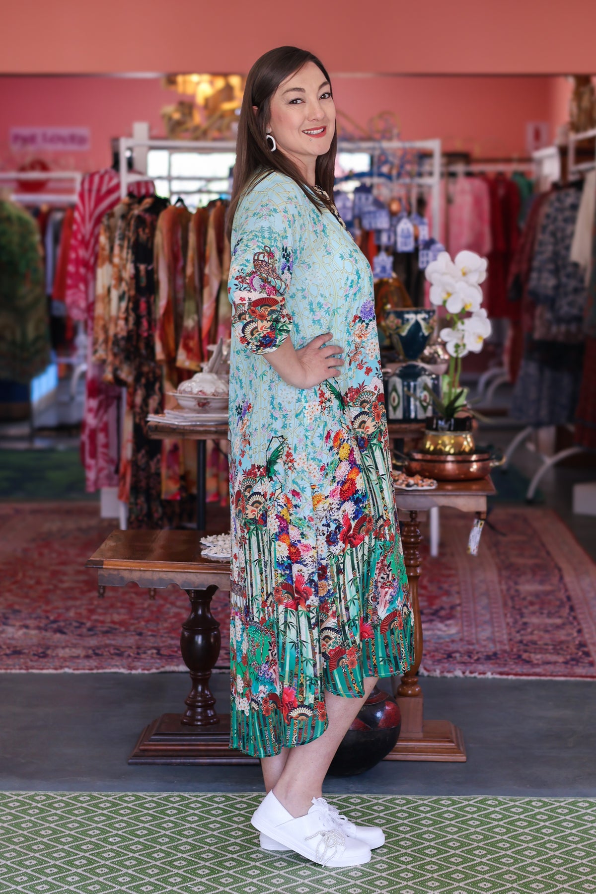 Frock 'n Roll - Blue Floral Dress