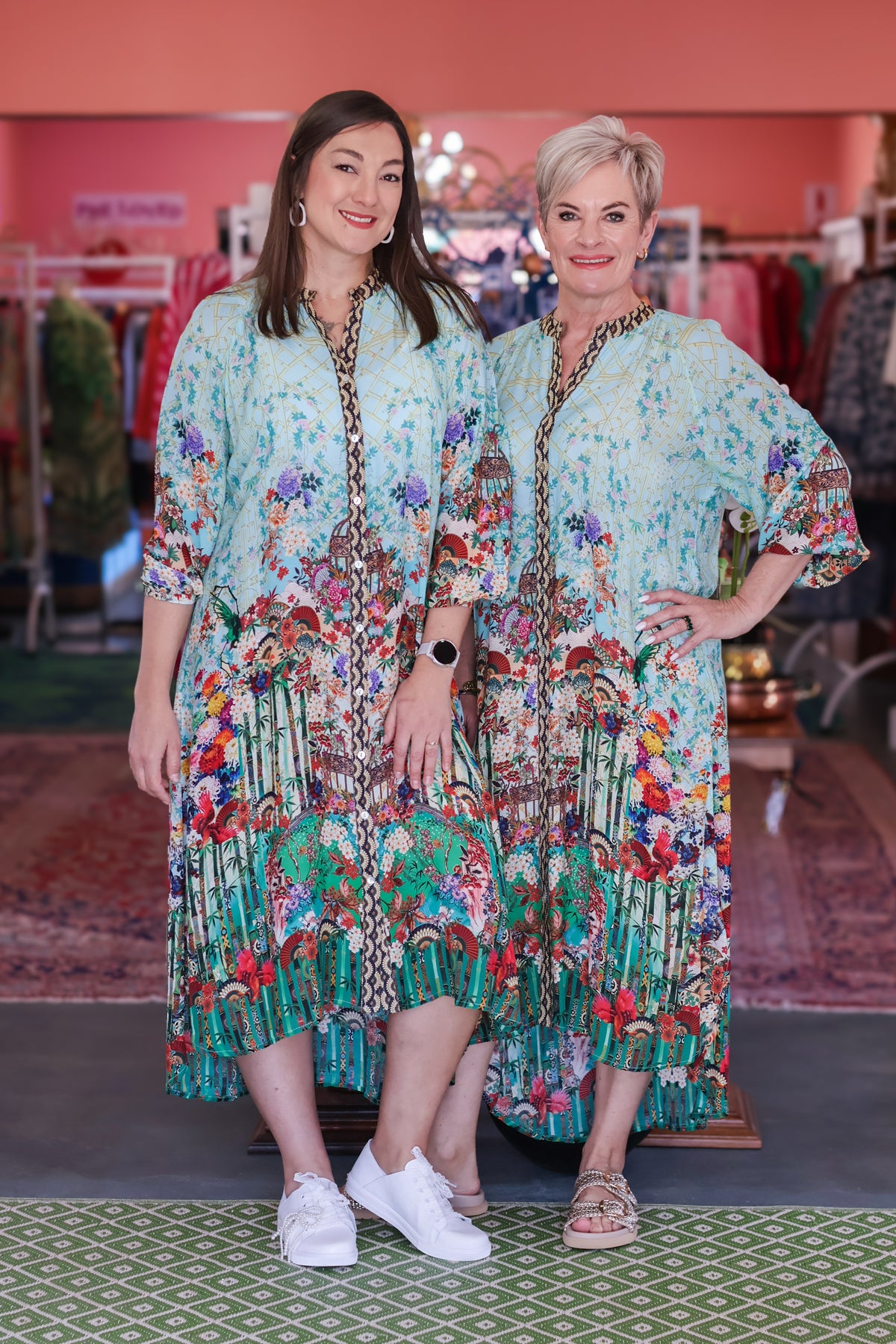 Frock 'n Roll - Blue Floral Dress