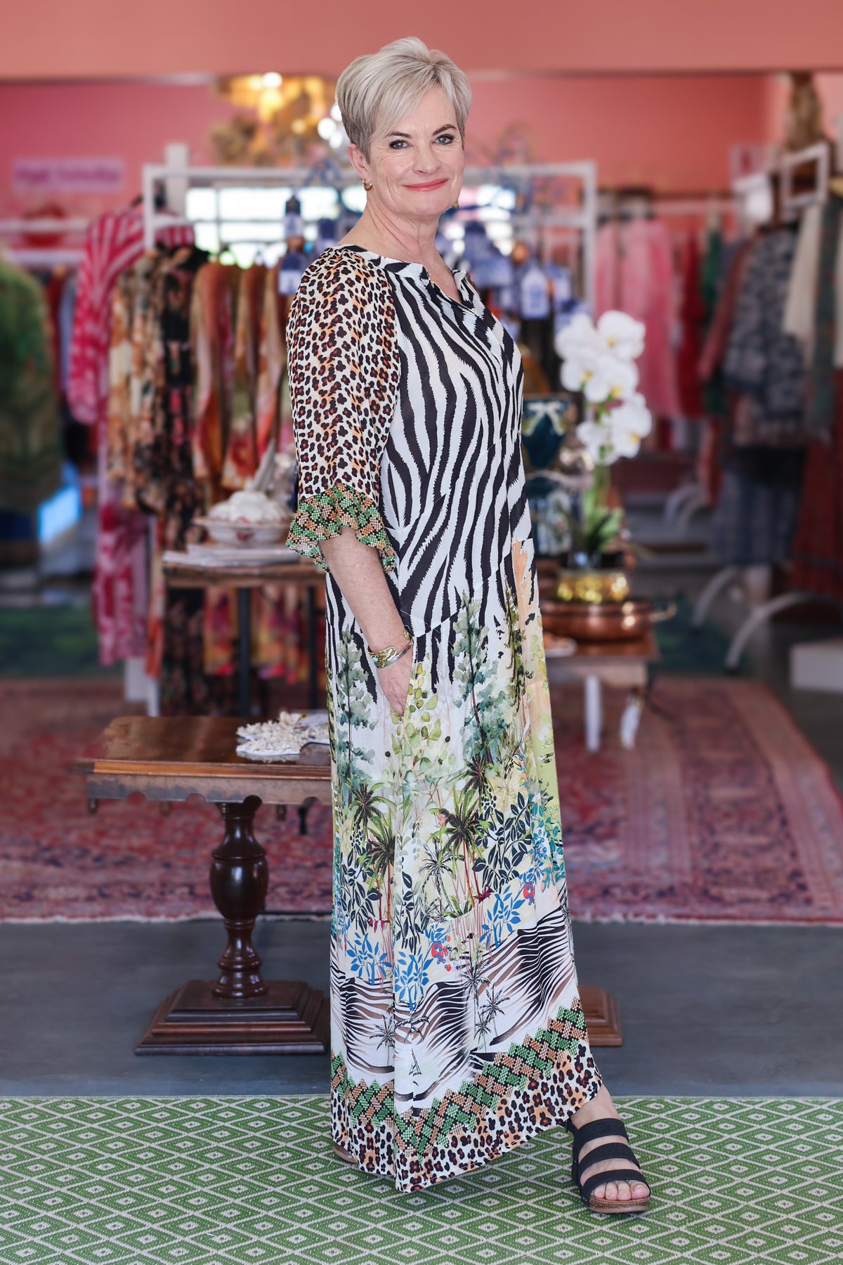 Frock 'n Roll - Zebra & Leopard Print Dress
