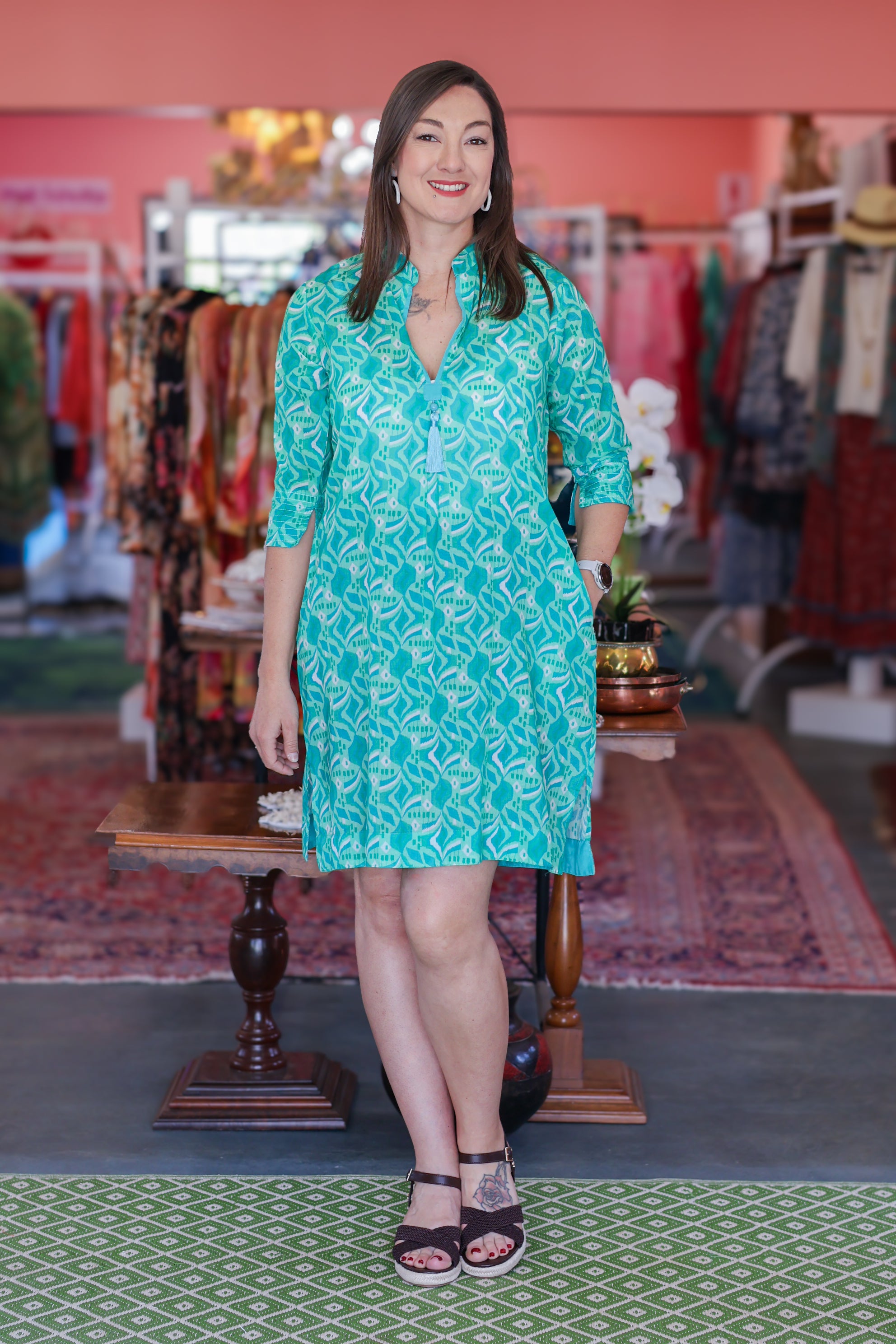 Frock 'n Roll - Turquoise Dress