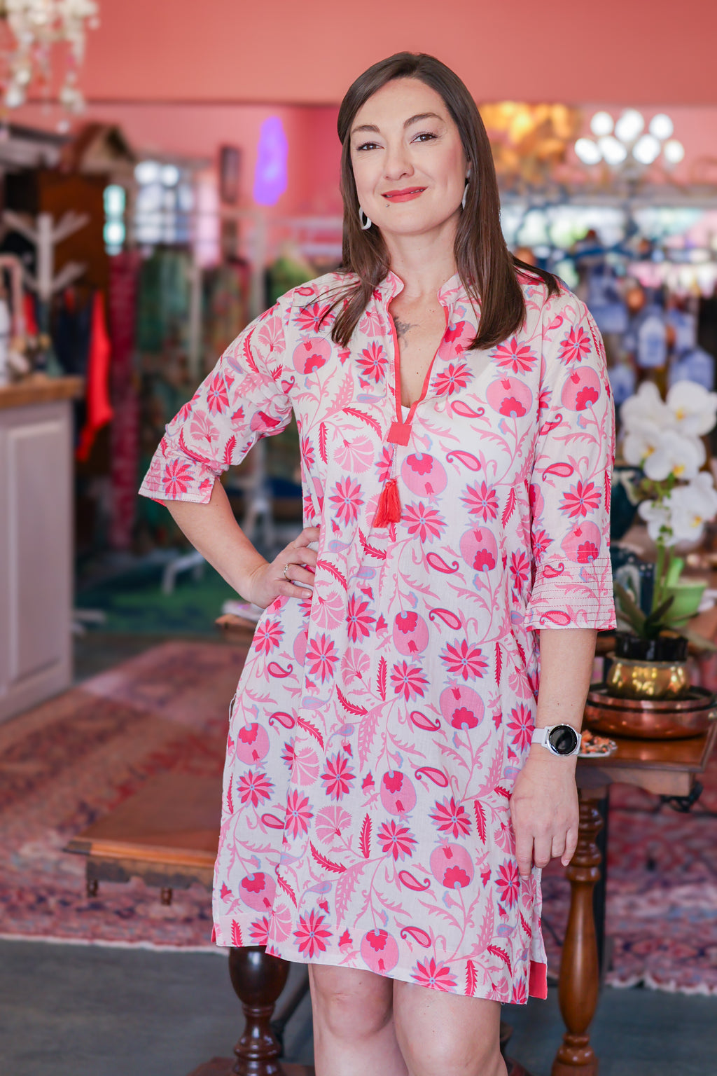 Frock 'n Roll - Pink Floral Dress