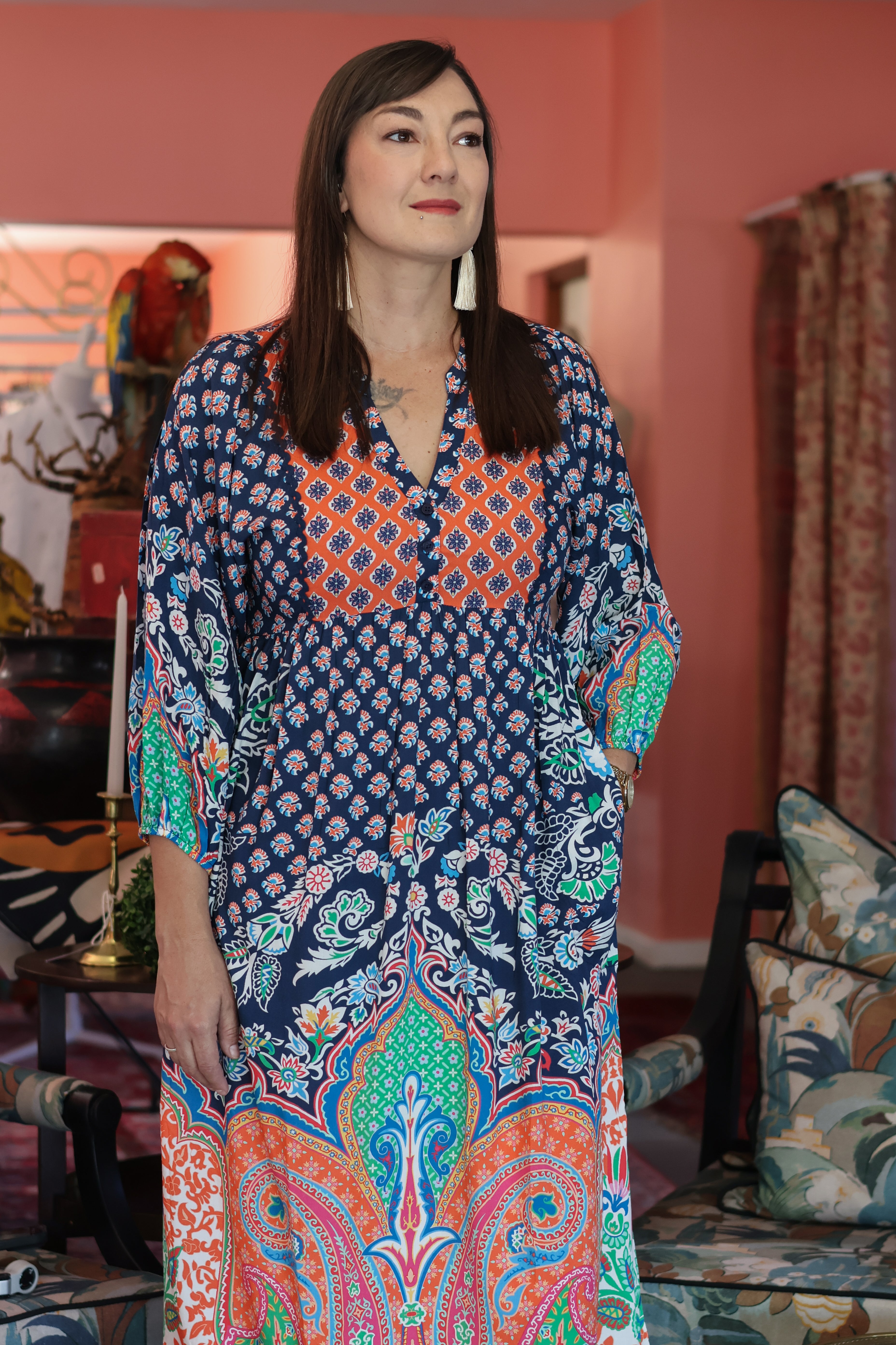 LulaLife | Sarai Dress Navy