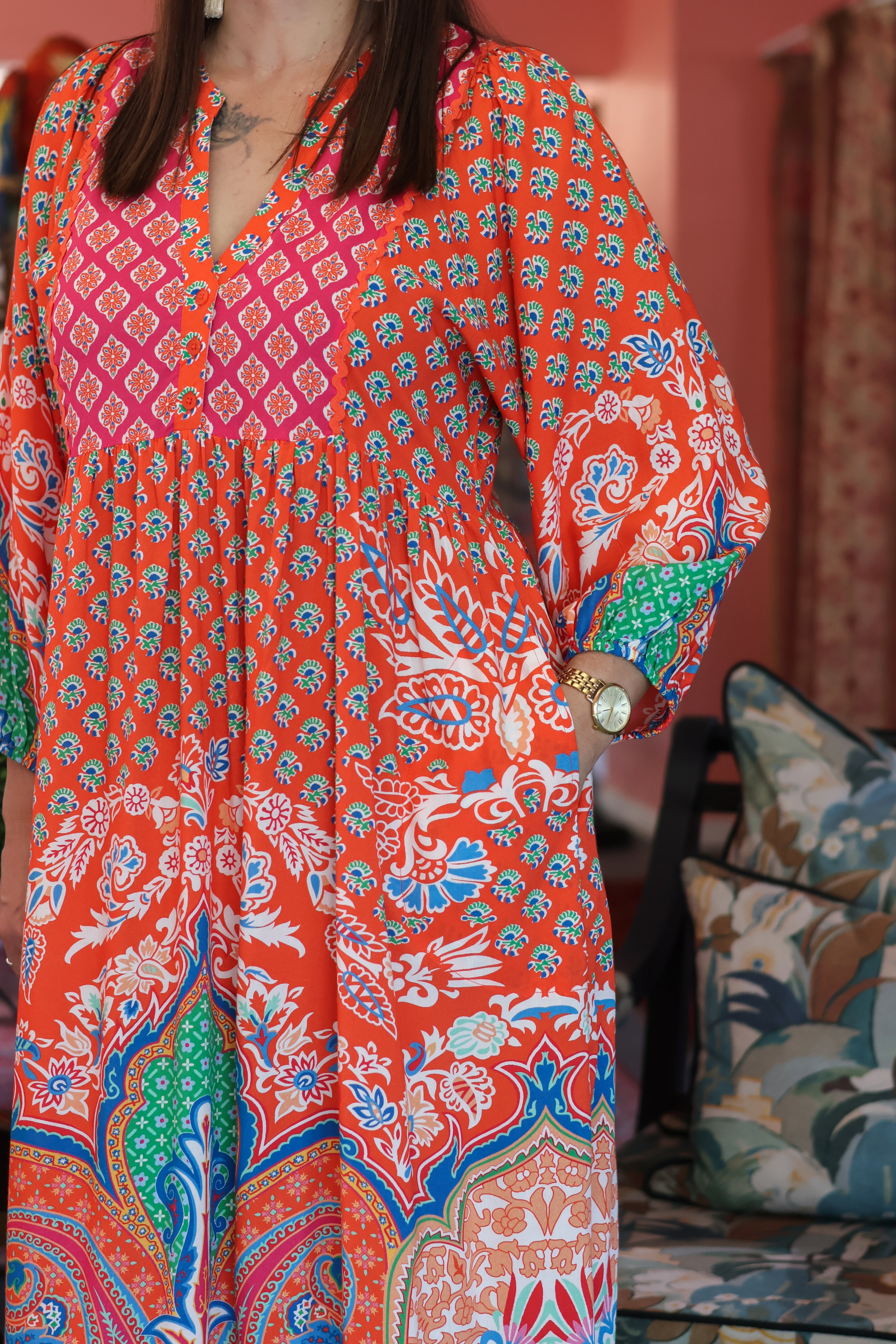 Rebélle Rose | Saria Dress Flame