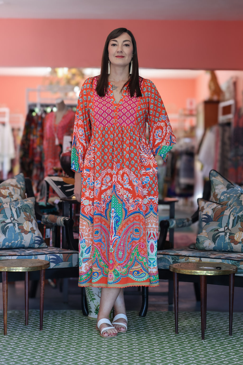 Rebélle Rose | Saria Dress Flame