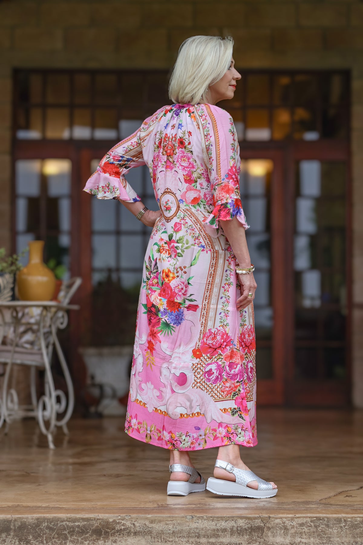 Iconic | Jubilee Dress Pink Garden