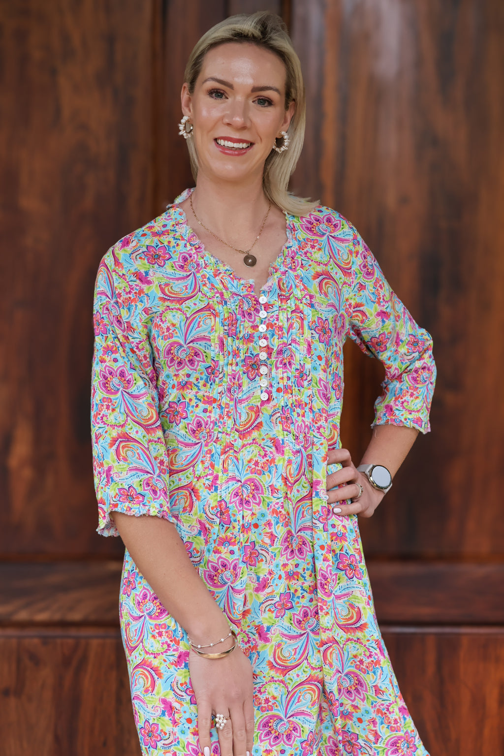 Mastik | Multi Colour/Floral Dress