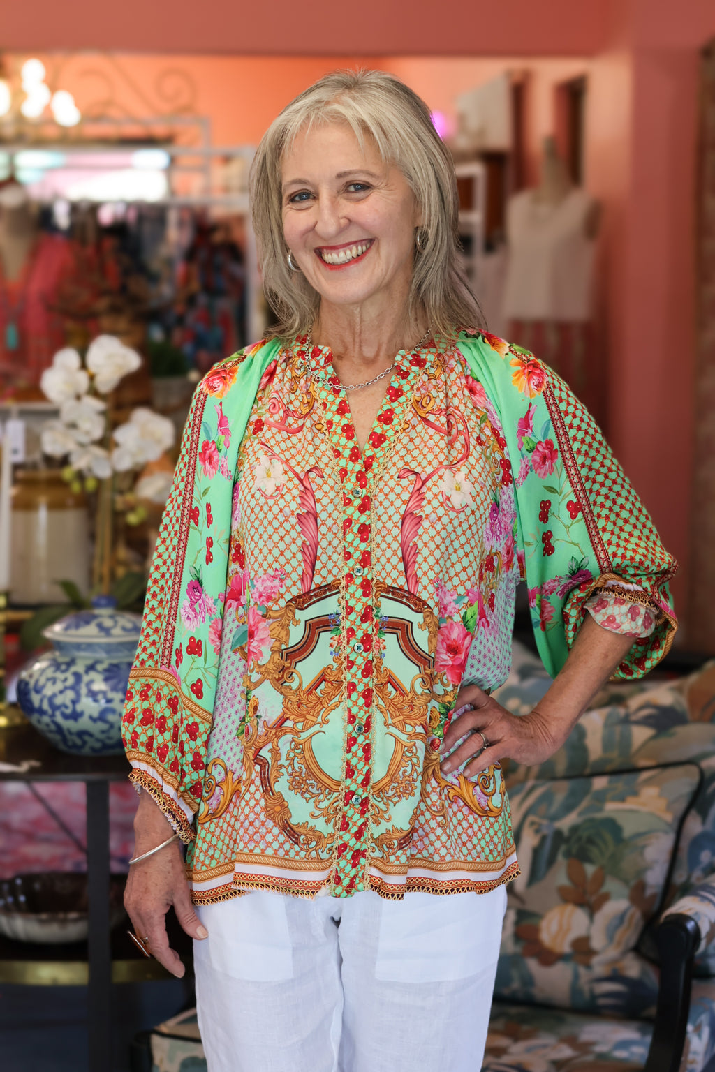 LulaLife | Pelicano Mint Blouse