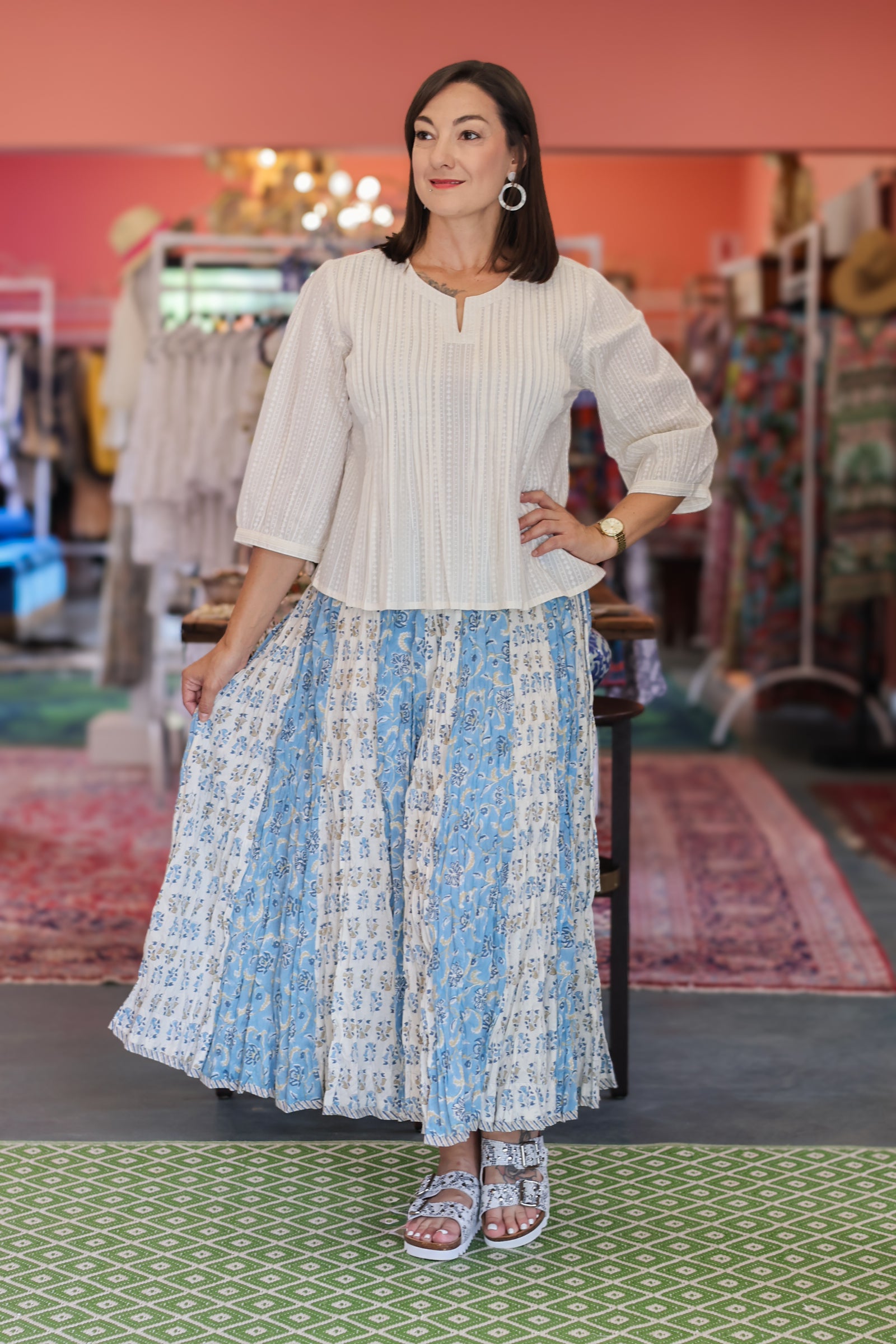 Rebelle Rose | Sally Crinkle Skirt