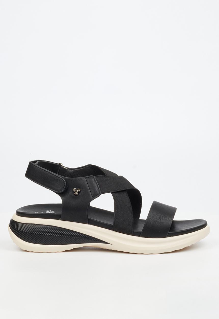 Butterfly Feet - Jordis Black Sandal