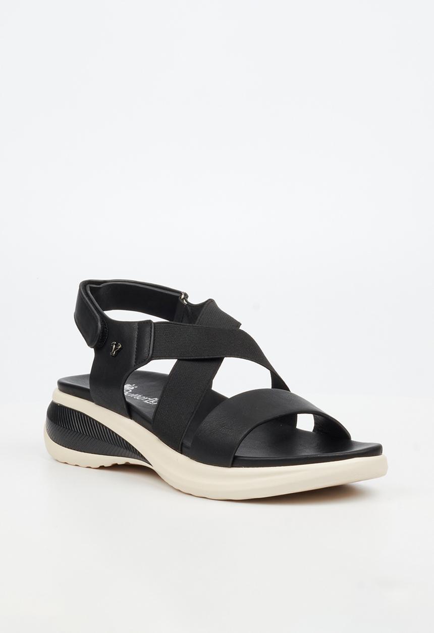 Butterfly Feet - Jordis Black Sandal