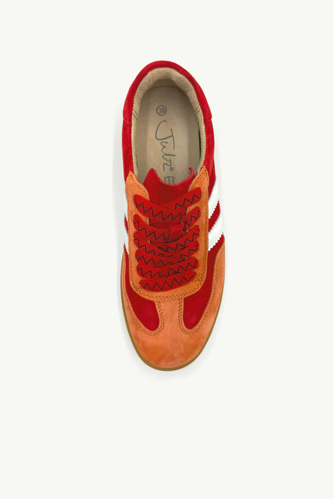 Julz Shiloh | Red Orange+ White